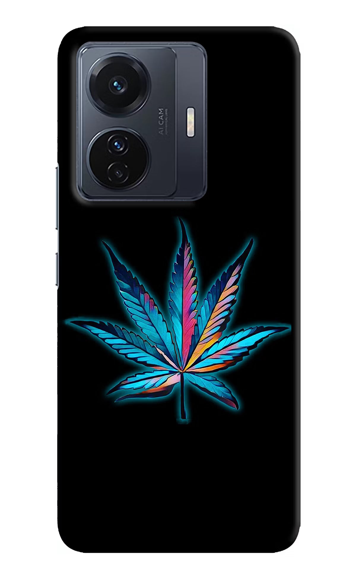 Weed Vivo T1 Pro 5G Hard Case Back Cover by Casekaro