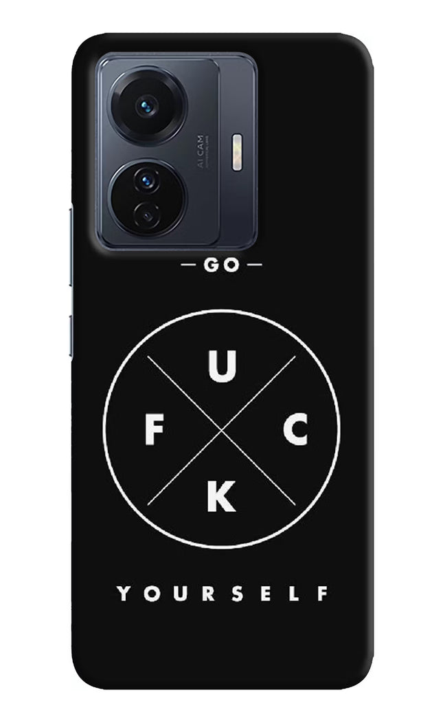 Go Fuck Yourself Vivo T1 Pro 5G Hard Case Back Cover by Casekaro