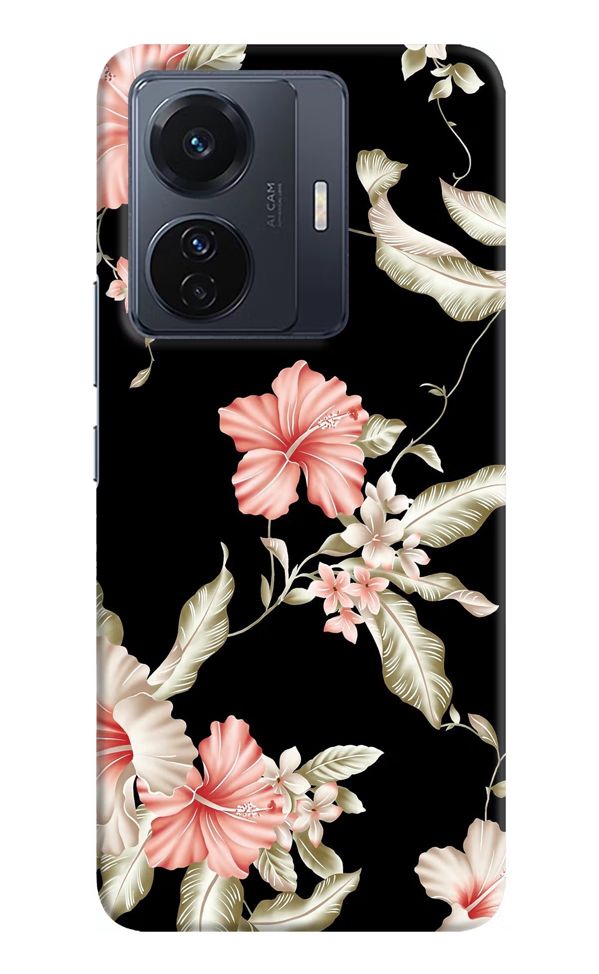 Flowers Vivo T1 Pro 5G Hard Case Back Cover by Casekaro