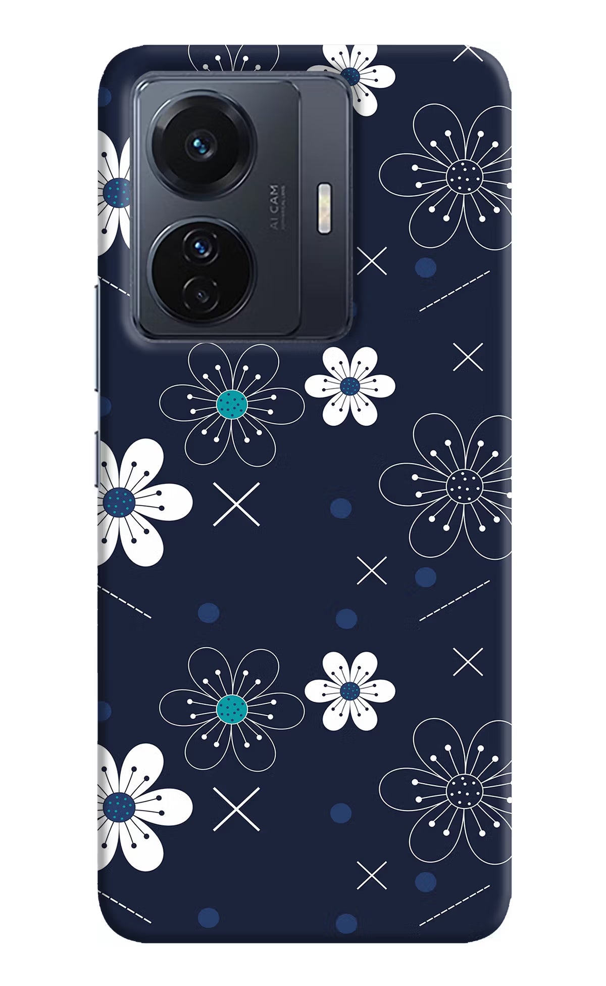 Flowers Vivo T1 Pro 5G Hard Case Back Cover by Casekaro