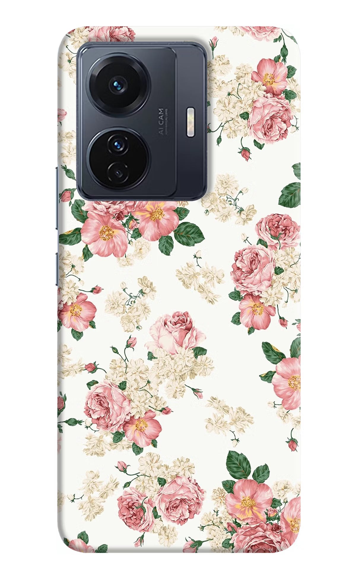 Flowers Vivo T1 Pro 5G Hard Case Back Cover by Casekaro
