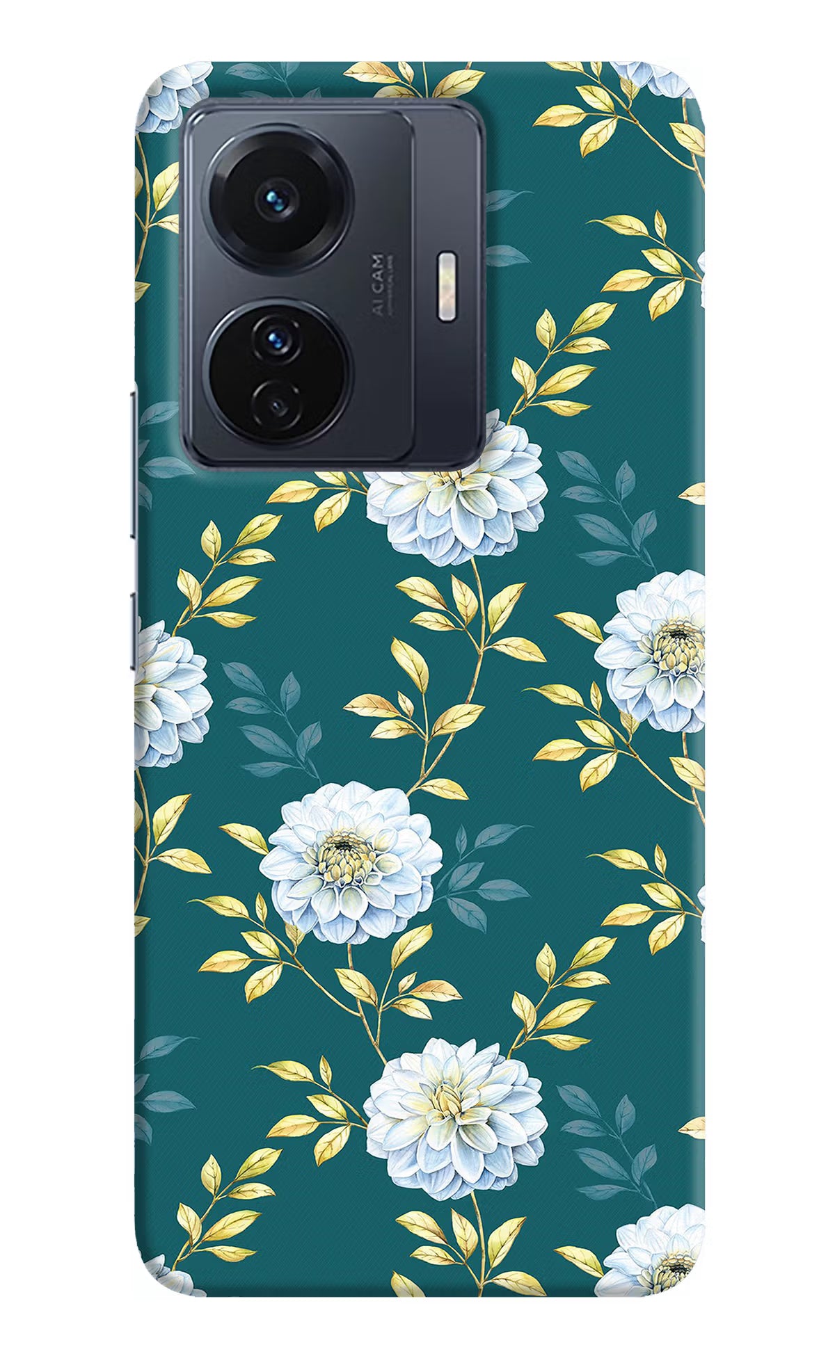 Flowers Vivo T1 Pro 5G Hard Case Back Cover by Casekaro