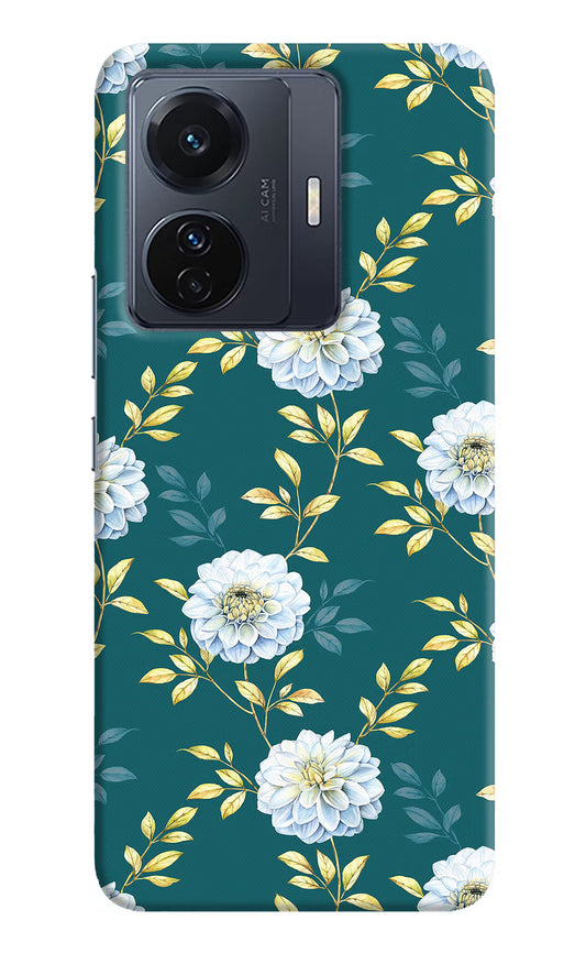 Flowers Vivo T1 Pro 5G Hard Case Back Cover by Casekaro