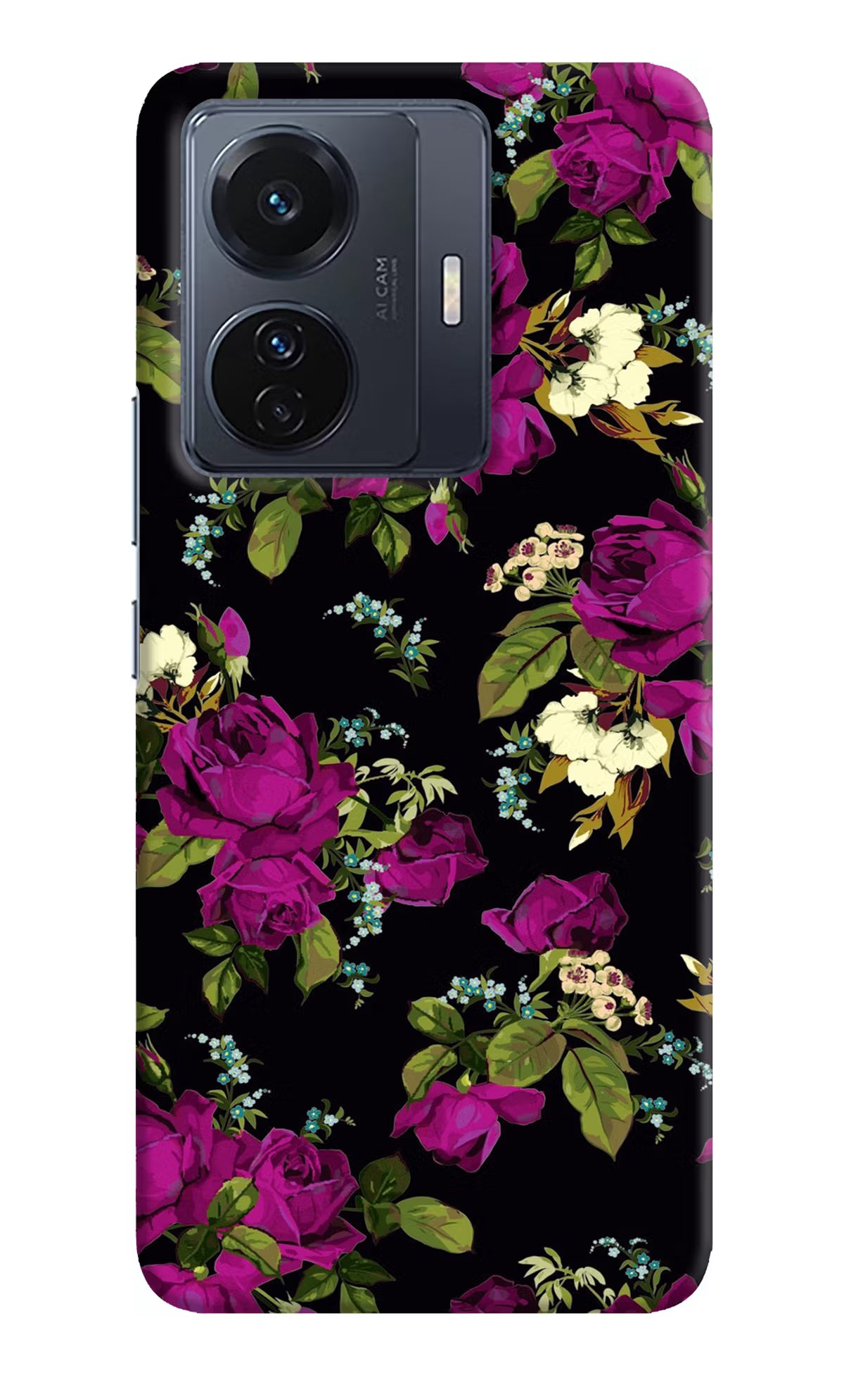 Flowers Vivo T1 Pro 5G Hard Case Back Cover by Casekaro