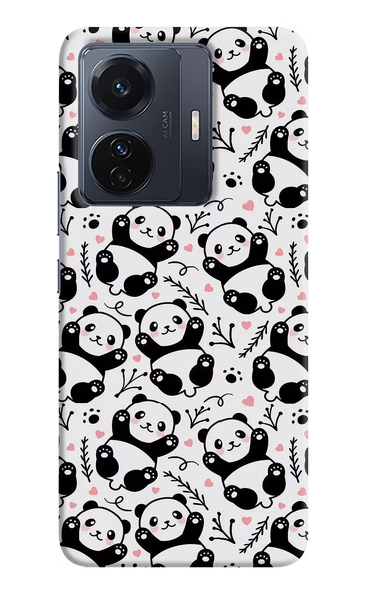 Cute Panda Vivo T1 Pro 5G Hard Case Back Cover by Casekaro
