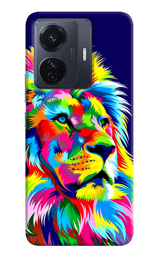 Vector Art Lion Vivo T1 Pro 5G Hard Case Back Cover by Casekaro