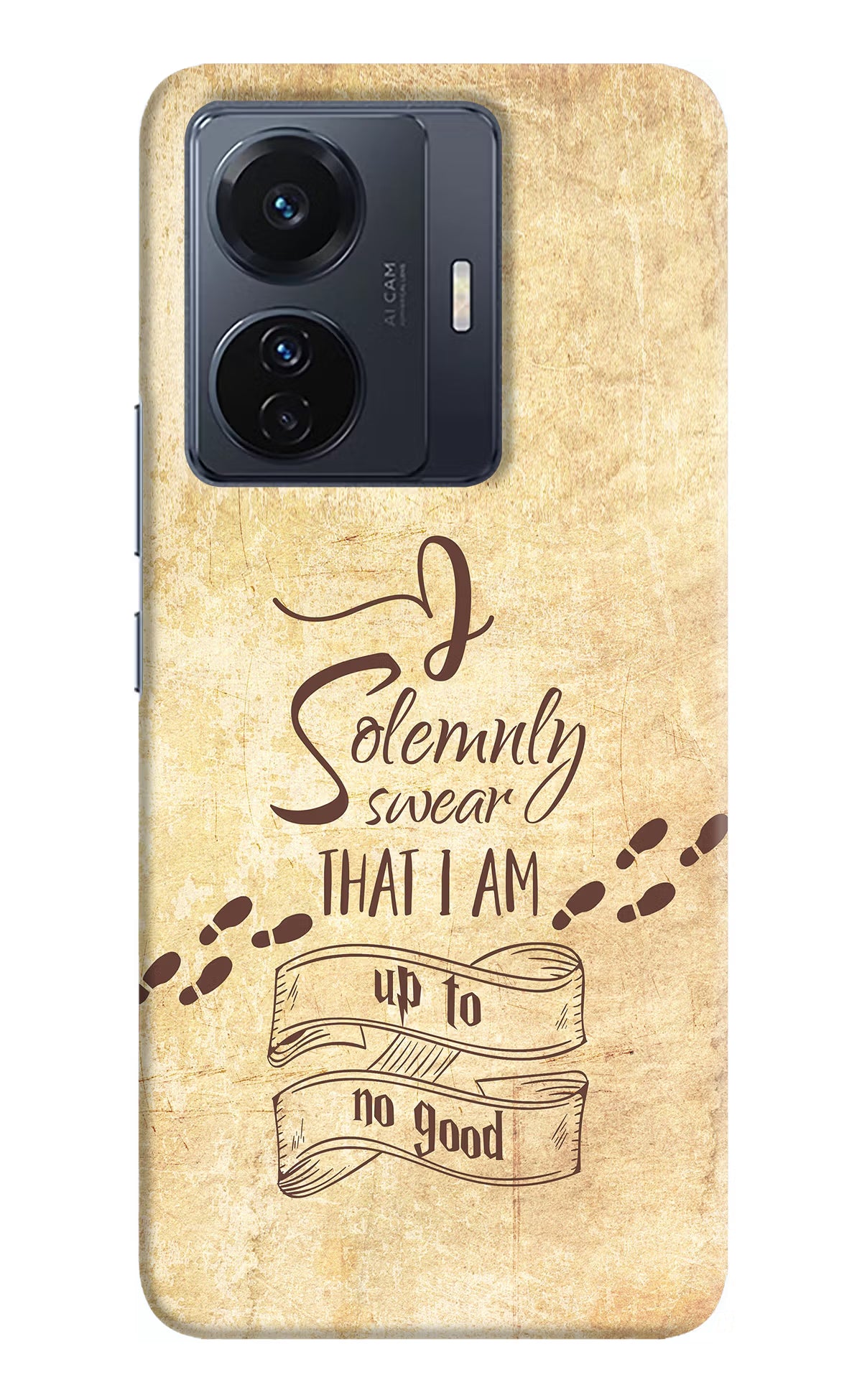 I Solemnly swear that i up to no good Vivo T1 Pro 5G Hard Case Back Cover by Casekaro