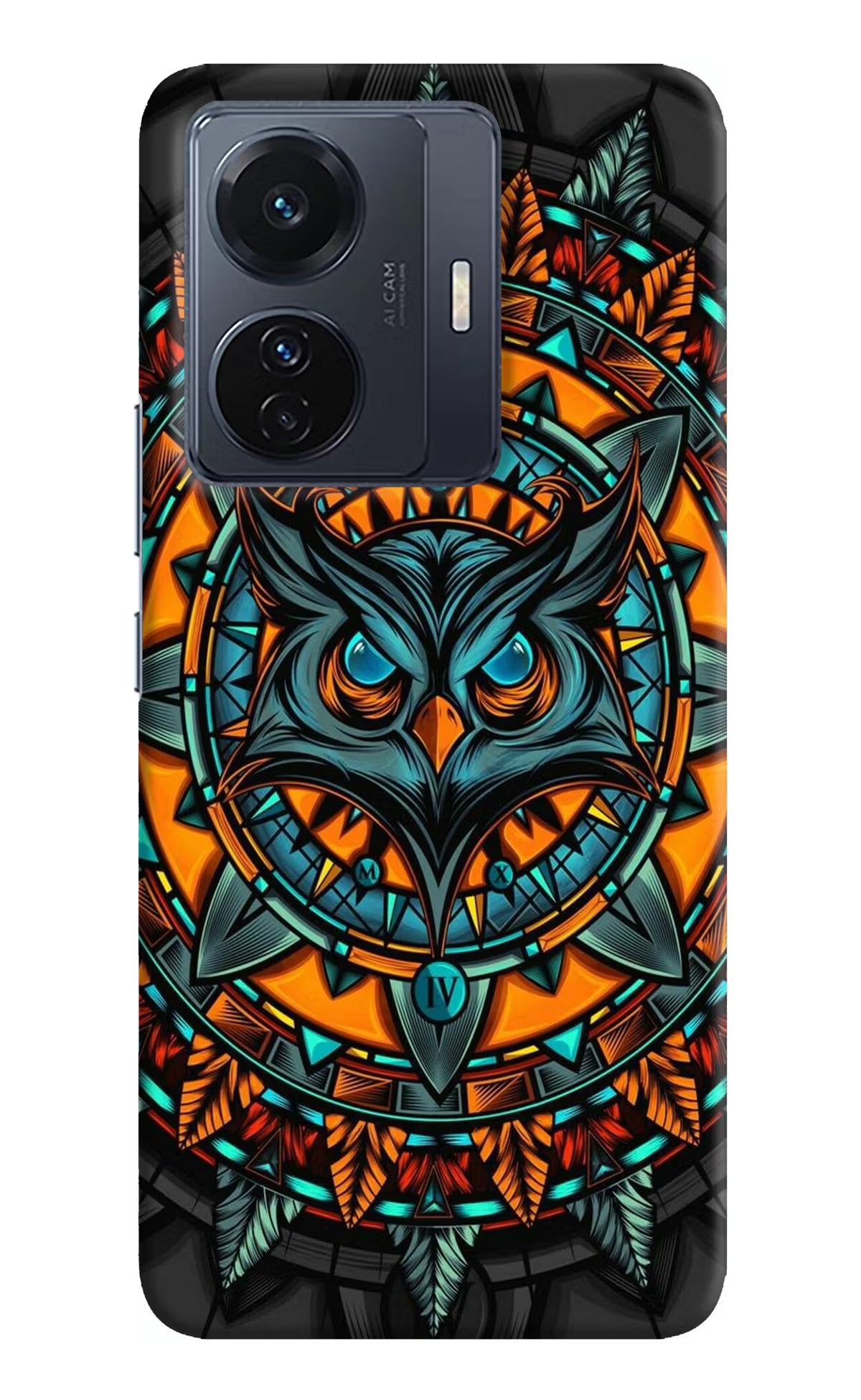 Angry Owl Art Vivo T1 Pro 5G Hard Case Back Cover by Casekaro