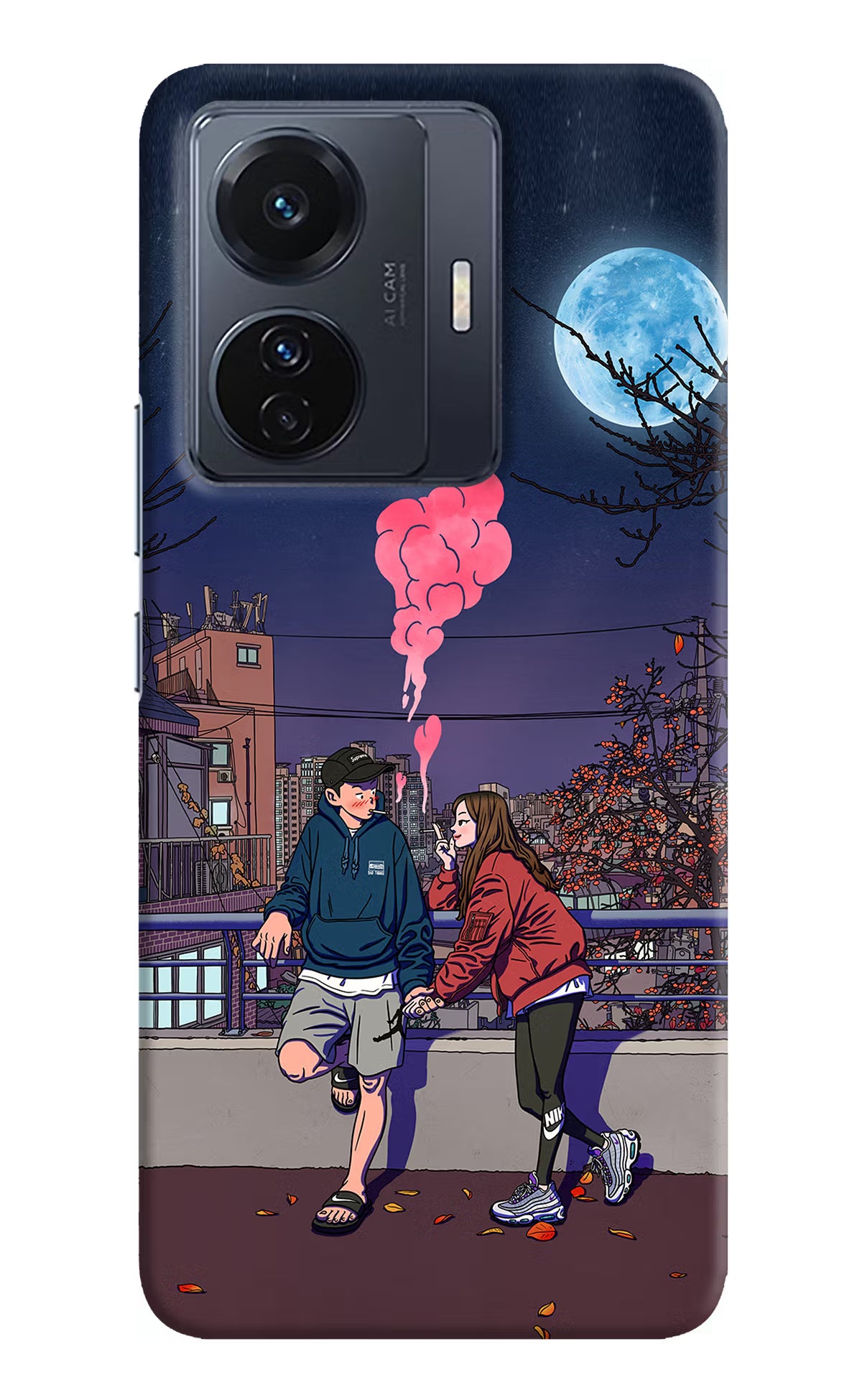Chilling Couple Vivo T1 Pro 5G Hard Case Back Cover by Casekaro