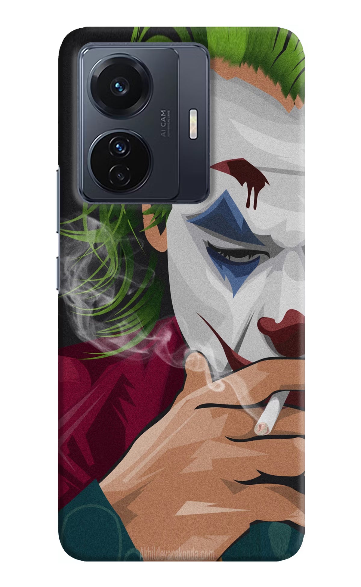 Joker Smoking Vivo T1 Pro 5G Hard Case Back Cover by Casekaro