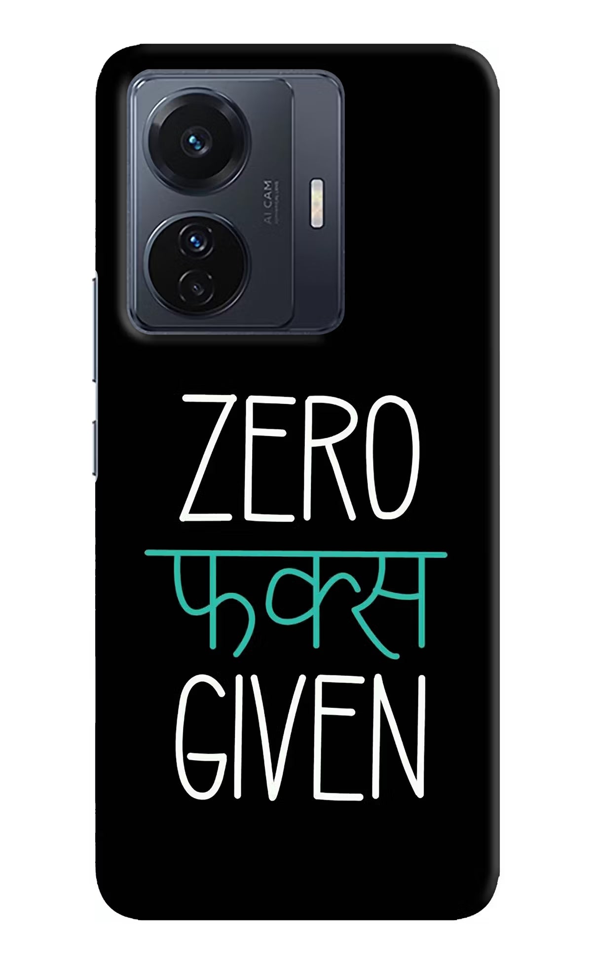 Zero Fucks Given Vivo T1 Pro 5G Hard Case Back Cover by Casekaro
