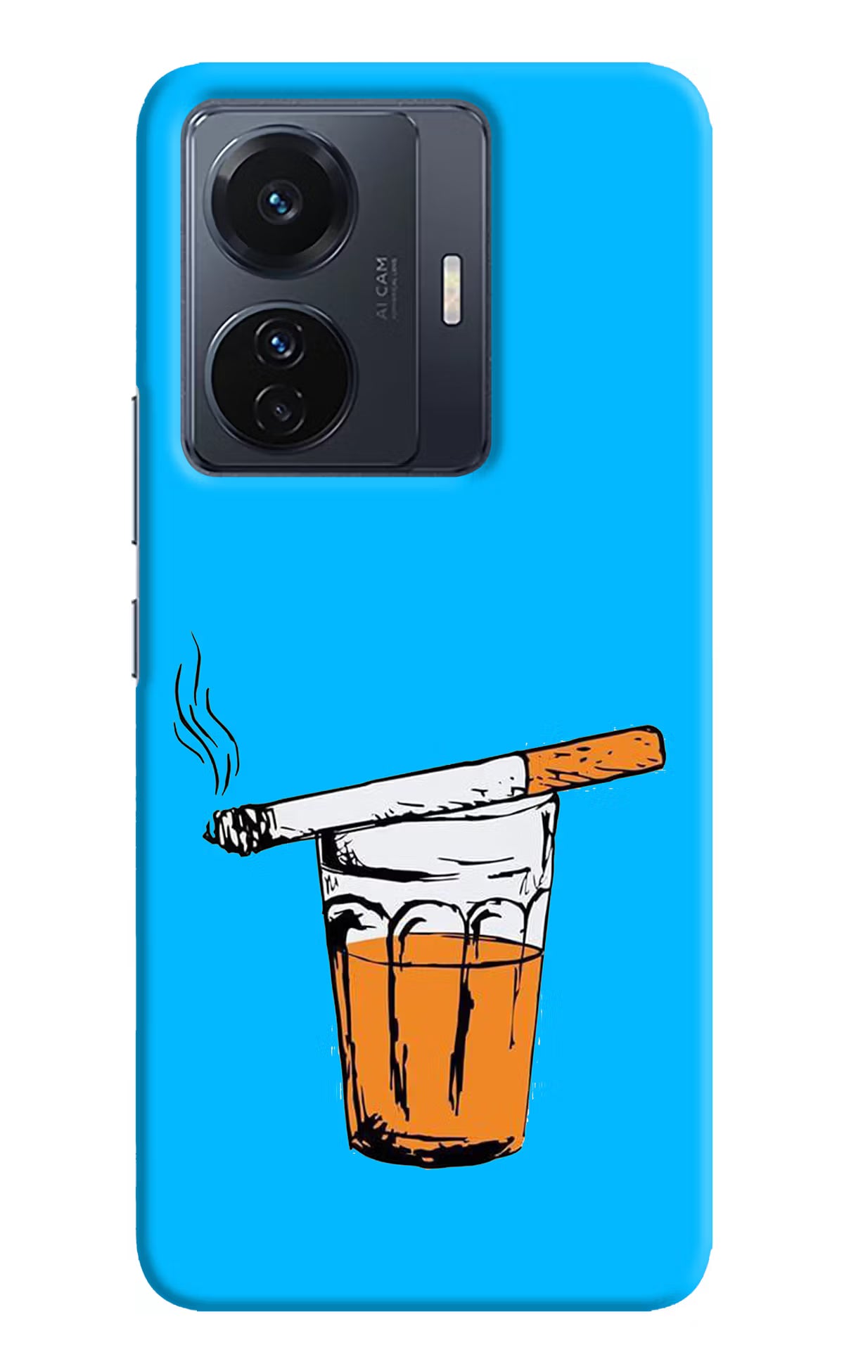 Chai Sutta Vivo T1 Pro 5G Hard Case Back Cover by Casekaro