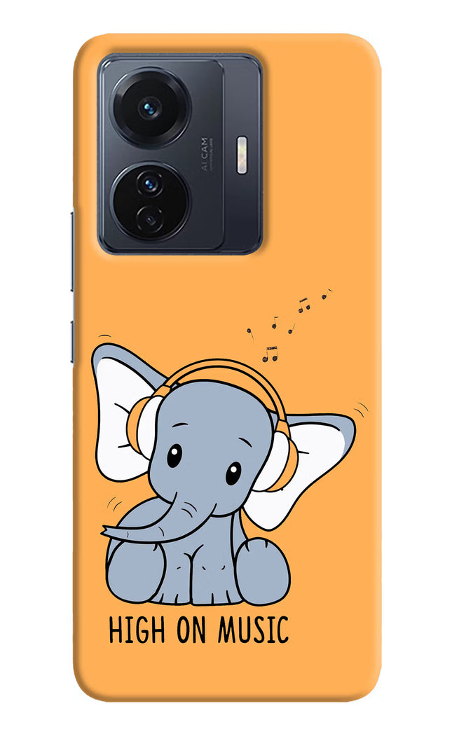 High On Music Vivo T1 Pro 5G Hard Case Back Cover by Casekaro