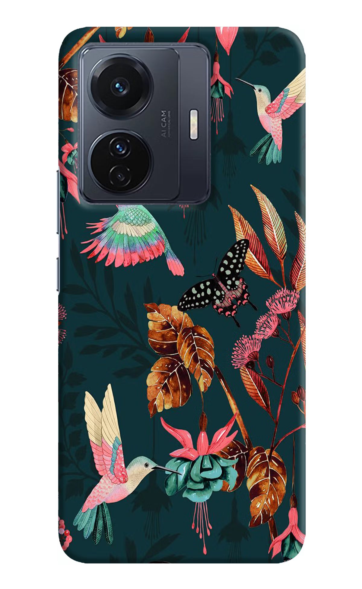 Birds Vivo T1 Pro 5G Hard Case Back Cover by Casekaro