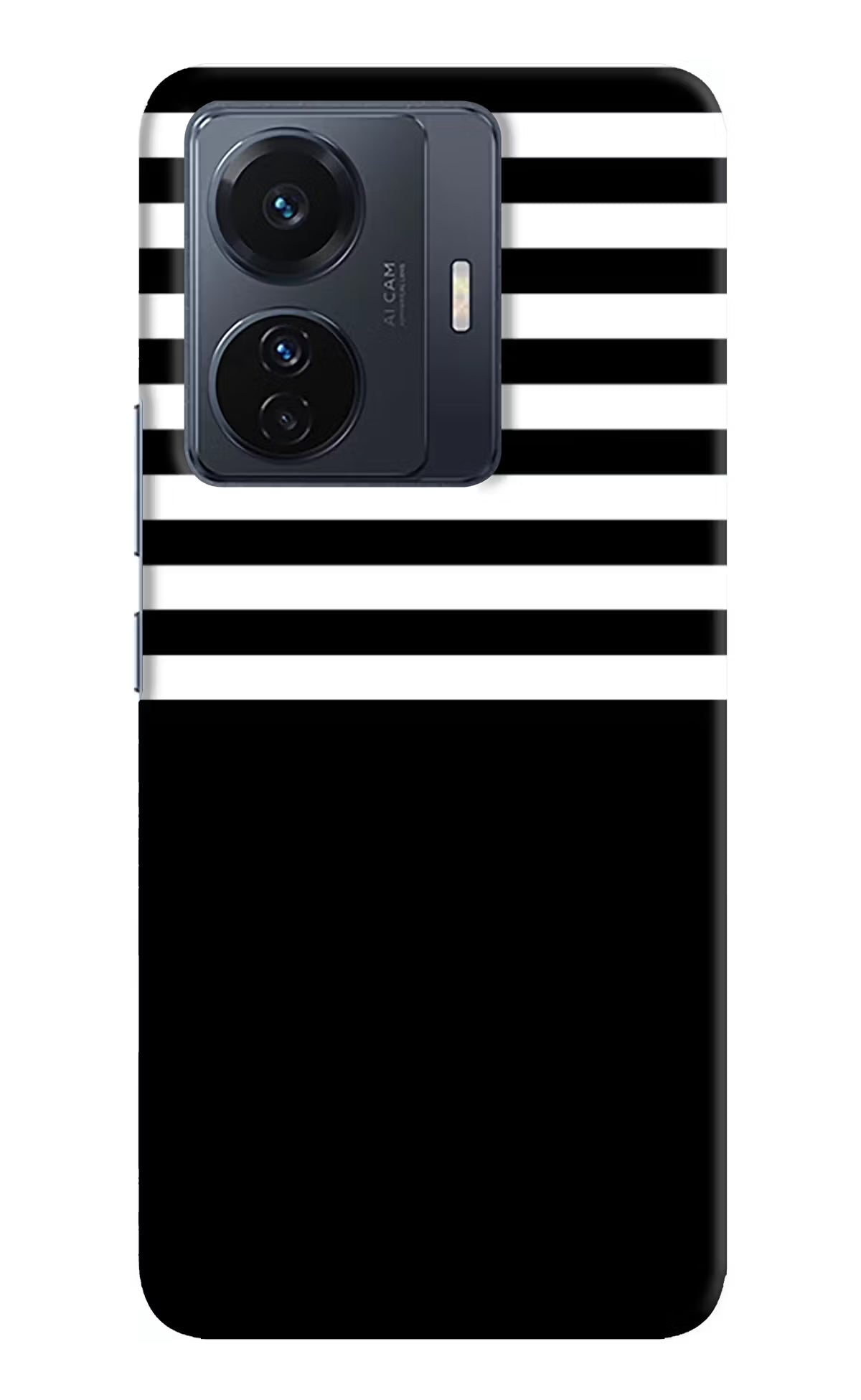 Black and White Print Vivo T1 Pro 5G Hard Case Back Cover by Casekaro