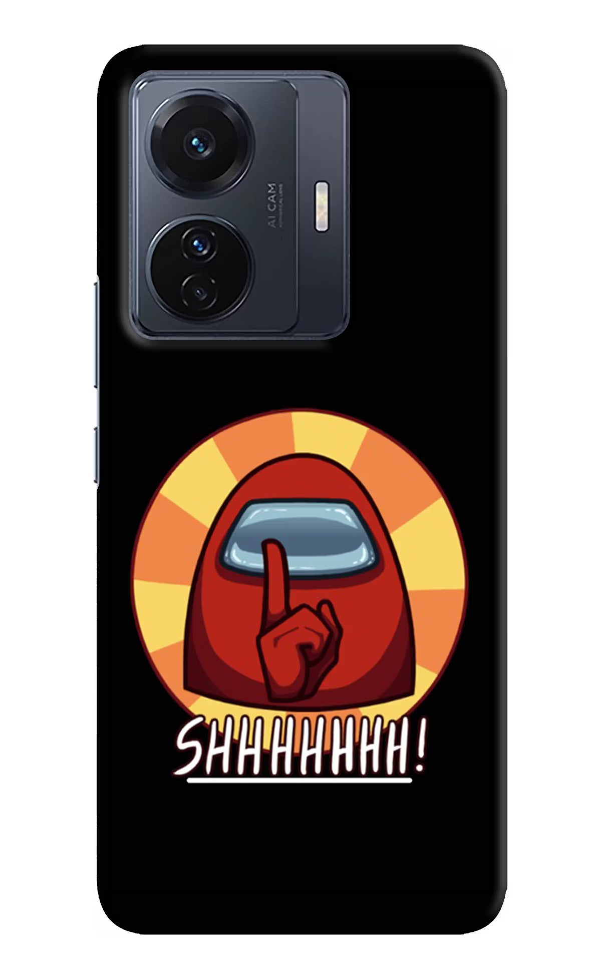 Among Us Shhh! Vivo T1 Pro 5G Hard Case Back Cover by Casekaro