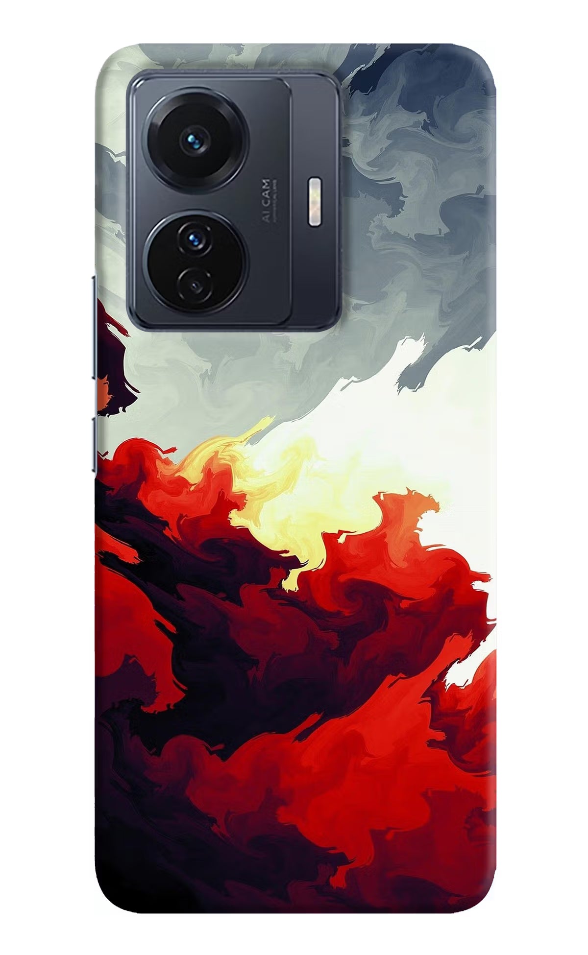 Fire Cloud Vivo T1 Pro 5G Hard Case Back Cover by Casekaro