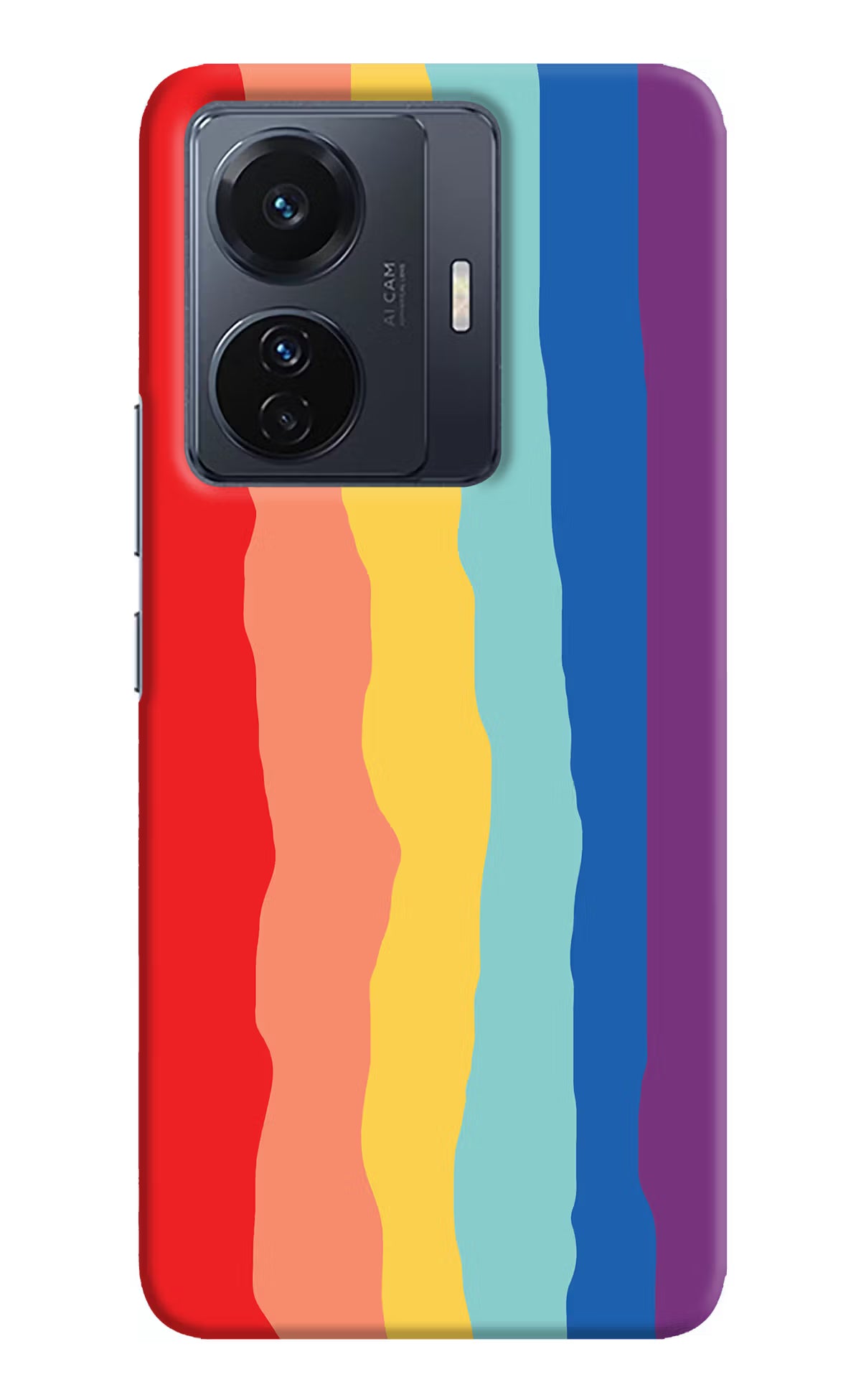 Rainbow Vivo T1 Pro 5G Hard Case Back Cover by Casekaro