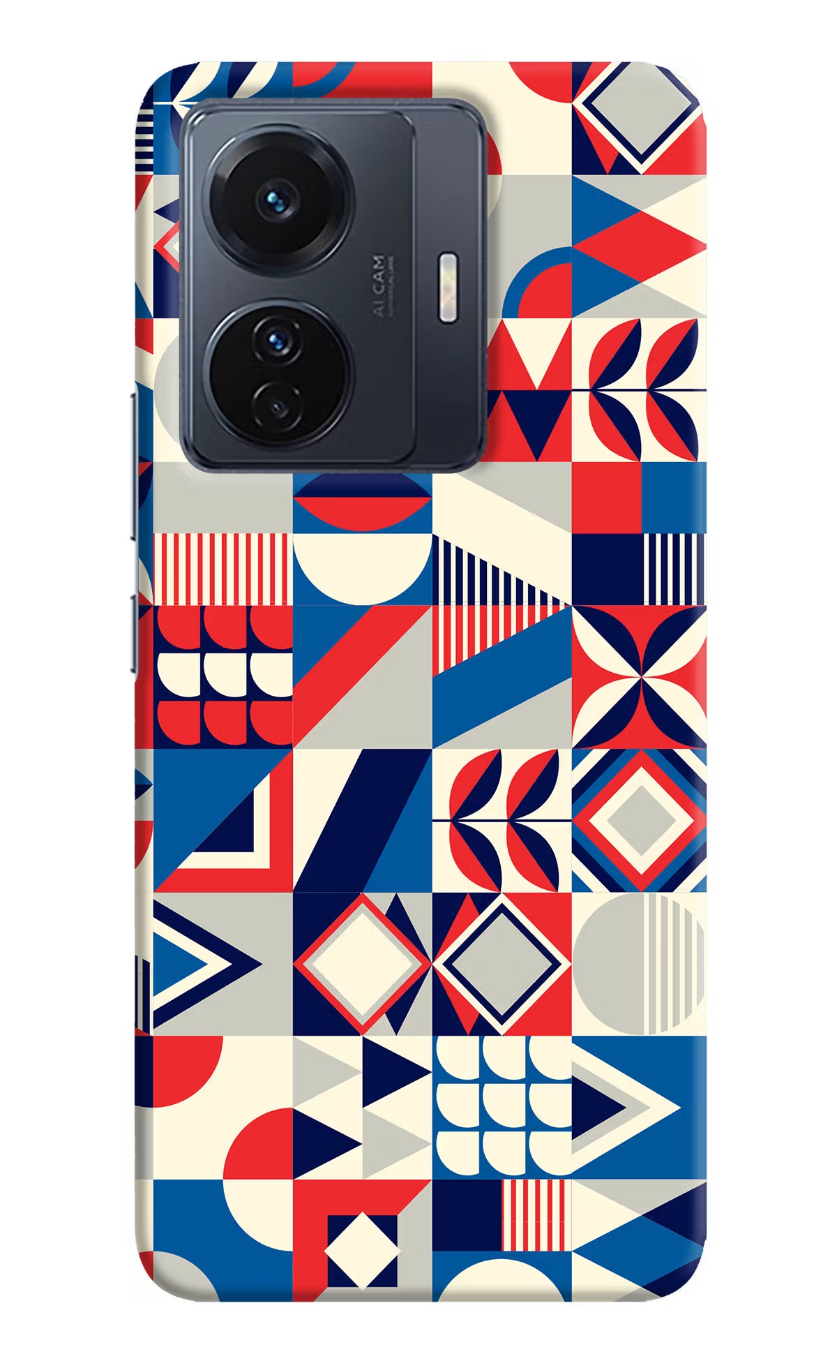 Colorful Pattern Vivo T1 Pro 5G Hard Case Back Cover by Casekaro
