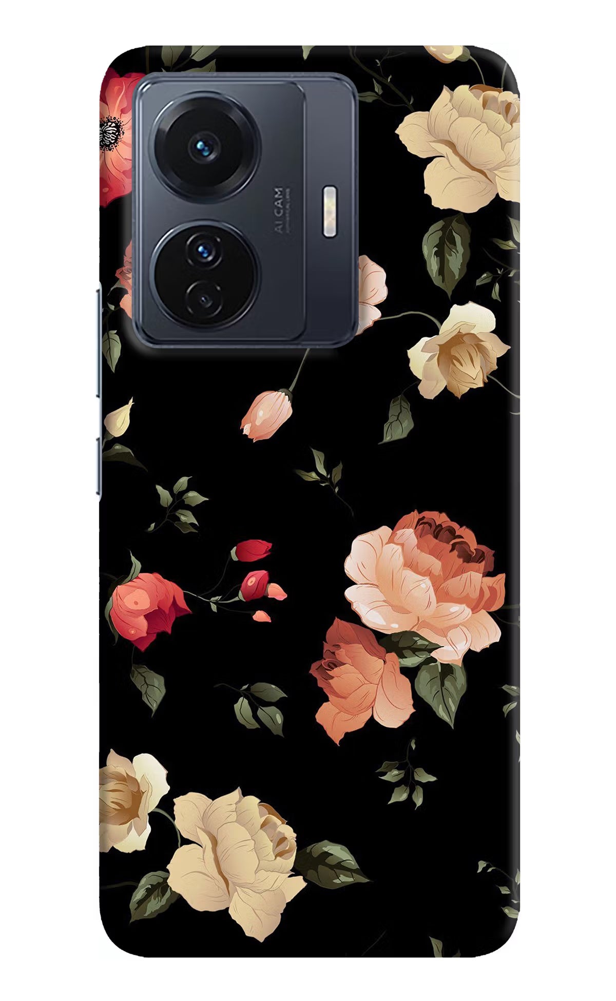 Flowers Vivo T1 Pro 5G Hard Case Back Cover by Casekaro