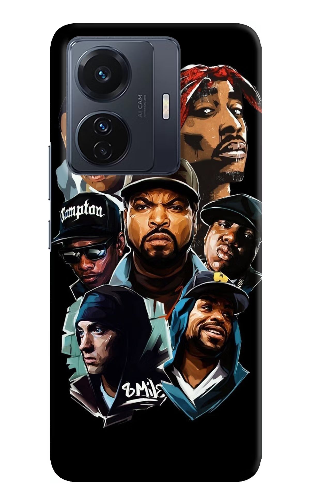 Rappers Vivo T1 Pro 5G Hard Case Back Cover by Casekaro