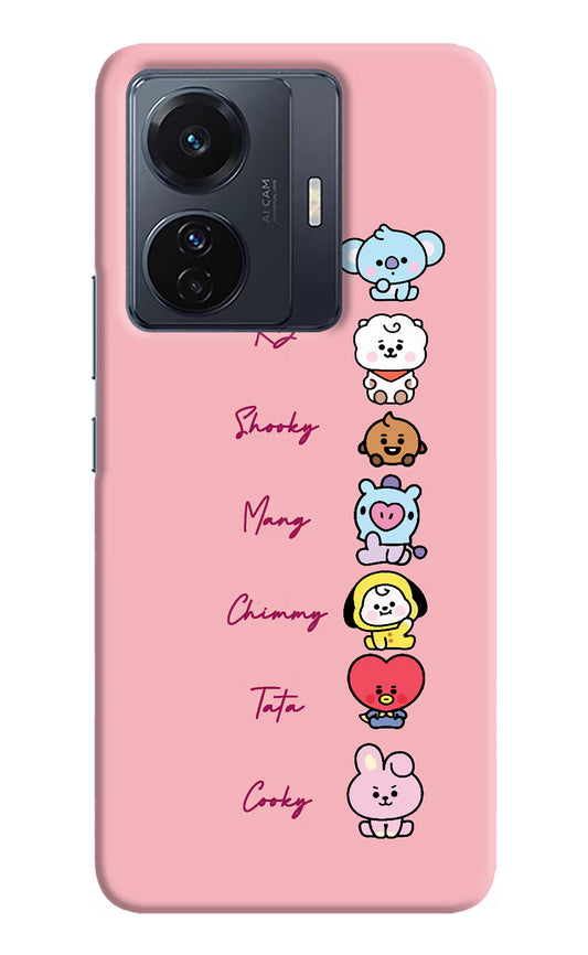 BTS names Vivo T1 Pro 5G Hard Case Back Cover by Casekaro