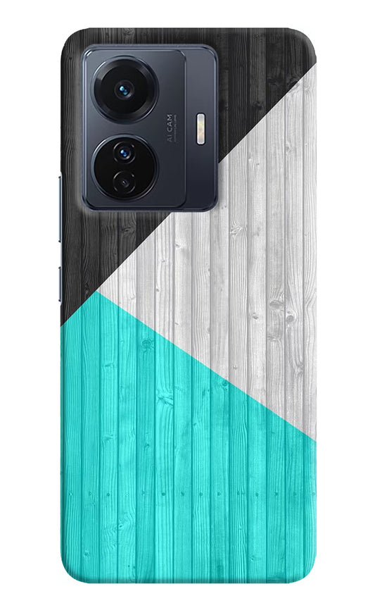 Wooden Abstract Vivo T1 Pro 5G Hard Case Back Cover by Casekaro