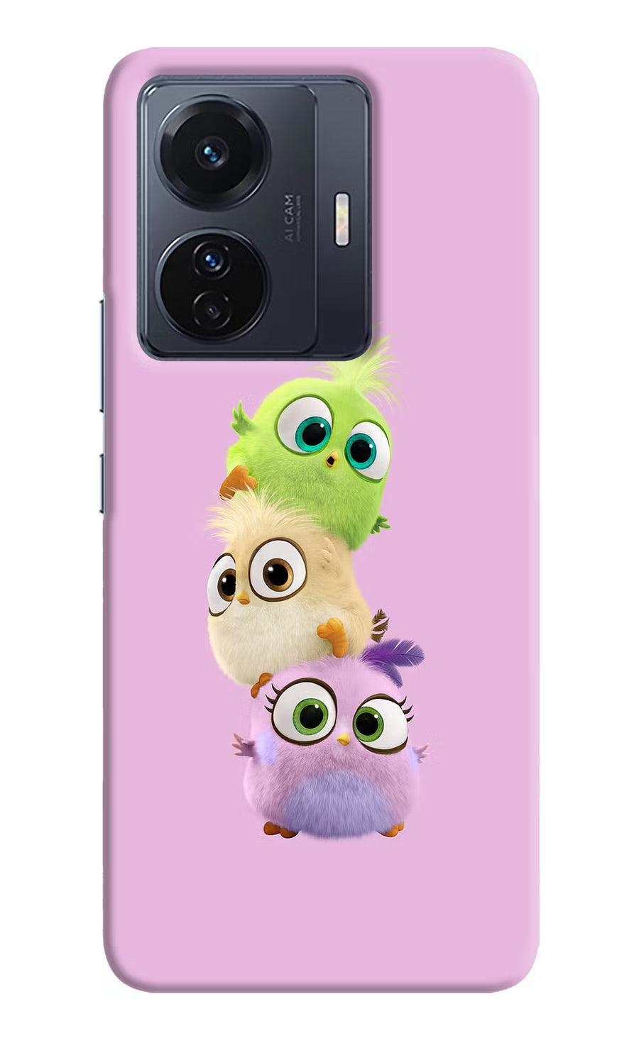 Cute Little Birds Vivo T1 Pro 5G Back Cover, Hard case