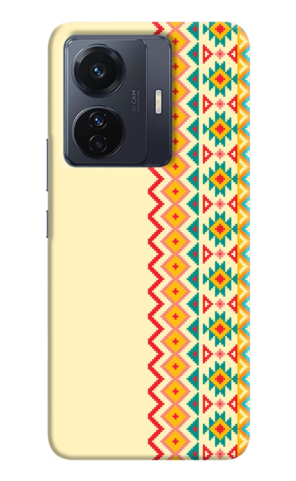 Ethnic Seamless Vivo T1 Pro 5G Hard Case Back Cover by Casekaro