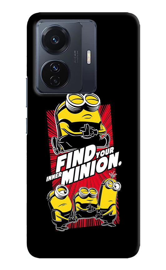 Find your inner Minion Vivo T1 Pro 5G Hard Case Back Cover by Casekaro