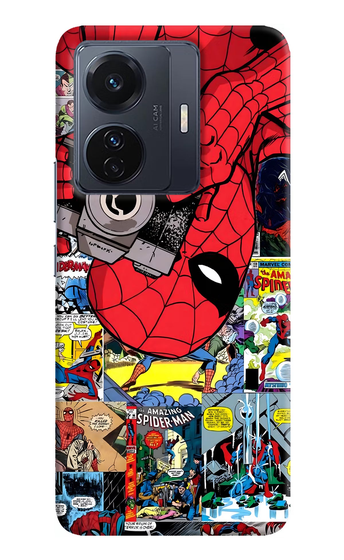 Spider Man Vivo T1 Pro 5G Hard Case Back Cover by Casekaro