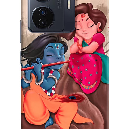 Radhe Krishna Vivo T1 Pro 5G Hard Case Back Cover by Casekaro