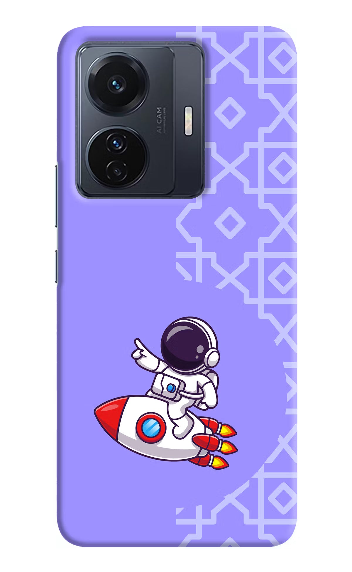 Cute Astronaut Vivo T1 Pro 5G Hard Case Back Cover by Casekaro