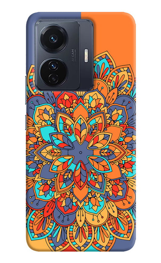 Color Mandala Vivo T1 Pro 5G Hard Case Back Cover by Casekaro