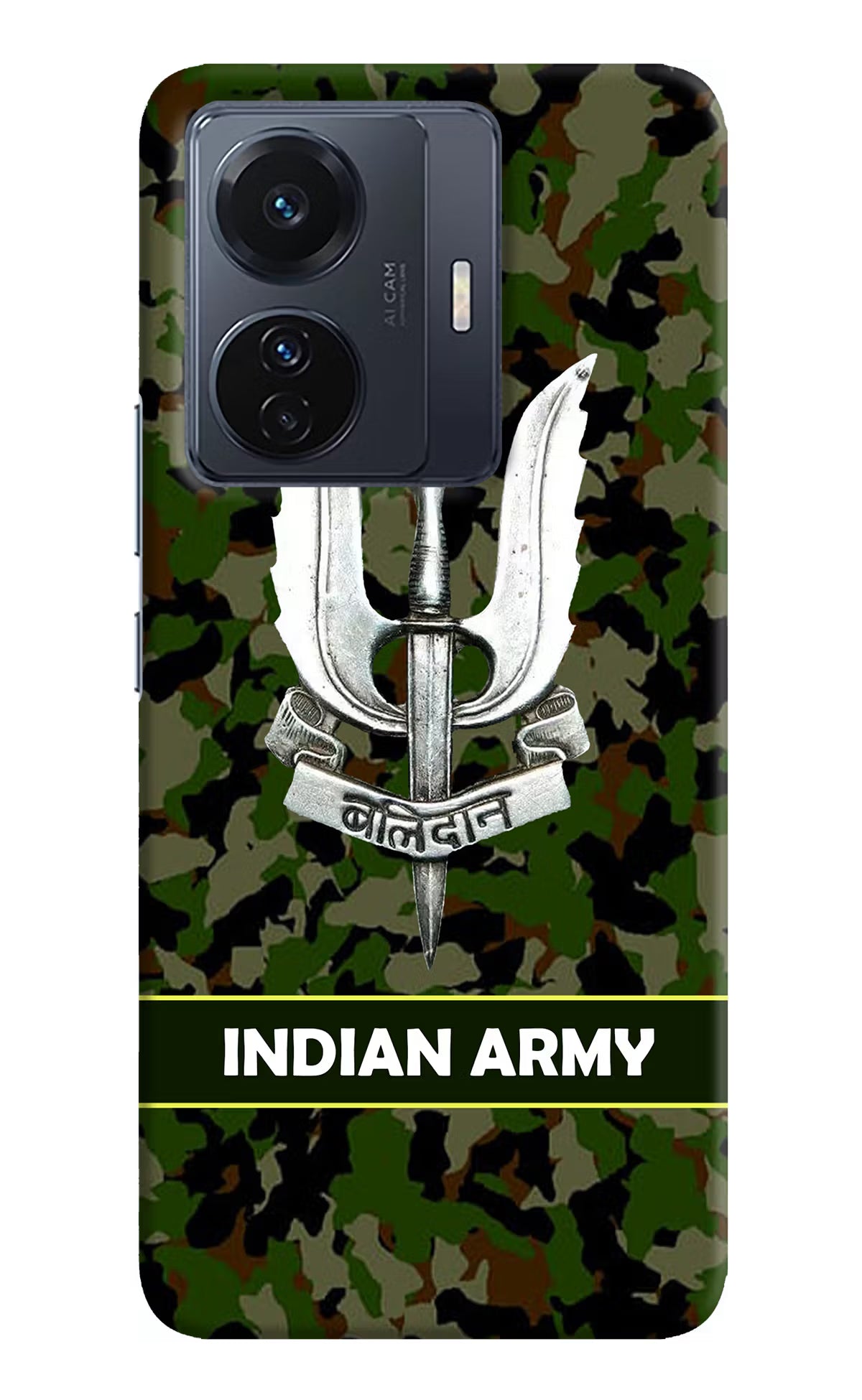 Balidan Indian Logo Vivo T1 Pro 5G Hard Case Back Cover by Casekaro