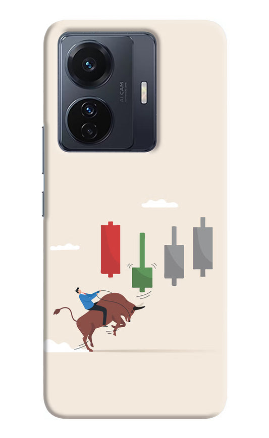 Bull Trading Momentum Vivo T1 Pro 5G Hard Case Back Cover by Casekaro