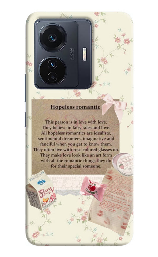 Hopeless Romantic Vivo T1 Pro 5G Hard Case Back Cover by Casekaro