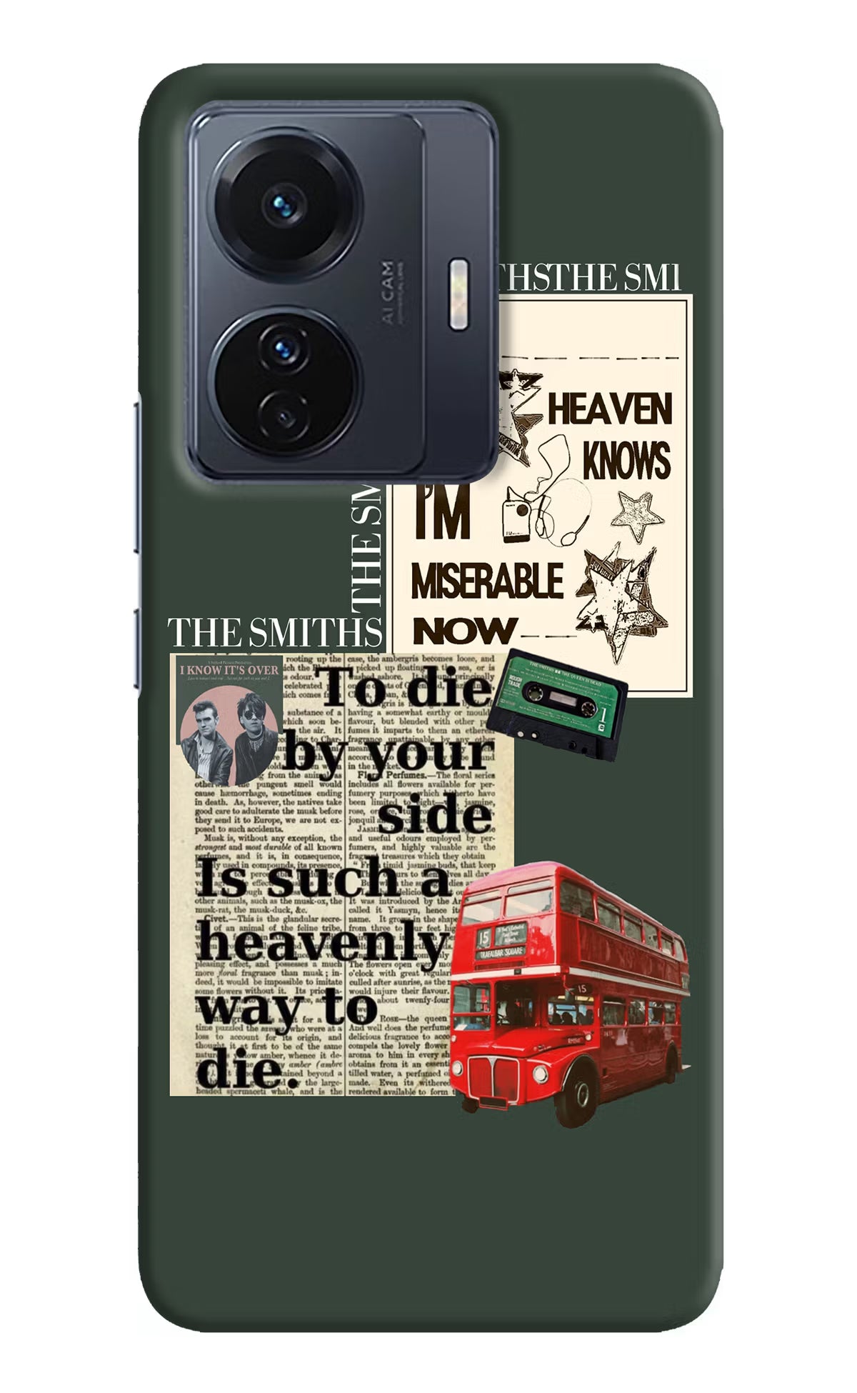 The Smiths Vivo T1 Pro 5G Hard Case Back Cover by Casekaro