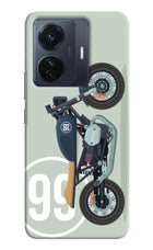 Classic Cafe Racer 99 Vivo T1 Pro 5G Hard Case Back Cover by Casekaro