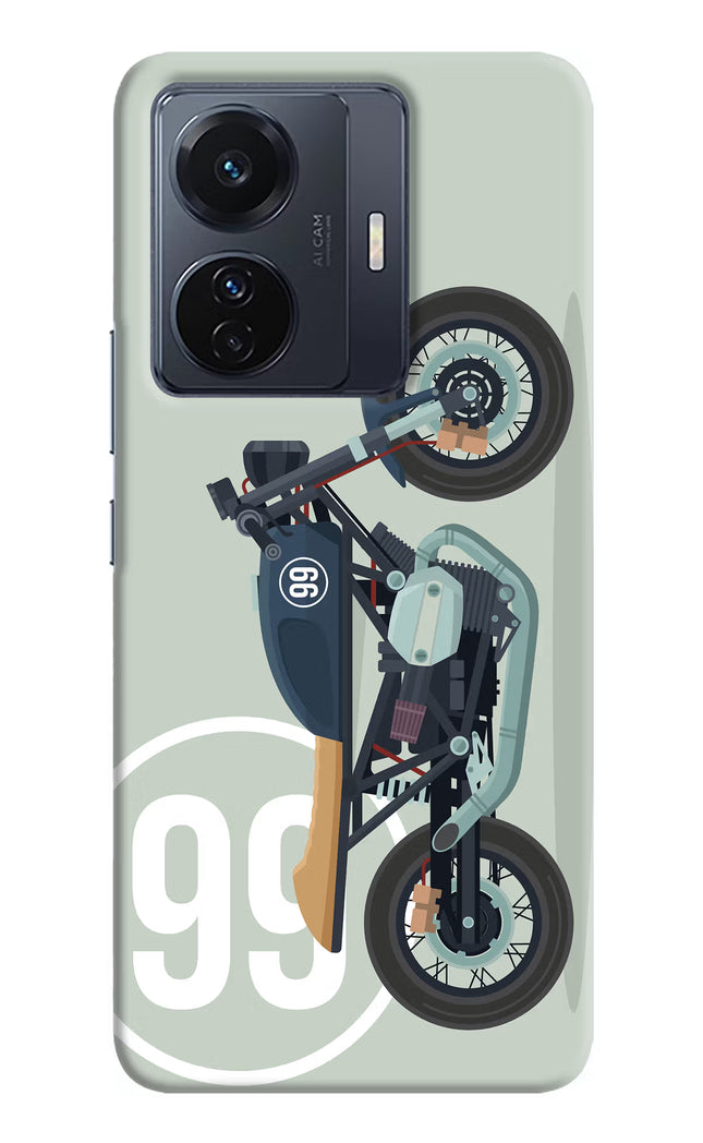 Classic Cafe Racer 99 Vivo T1 Pro 5G Hard Case Back Cover by Casekaro