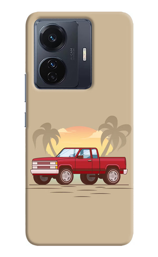 Desert Classic Drive Vivo T1 Pro 5G Hard Case Back Cover by Casekaro