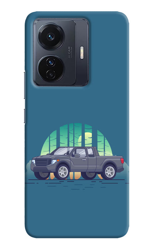 Retro Garage Vibe Vivo T1 Pro 5G Hard Case Back Cover by Casekaro