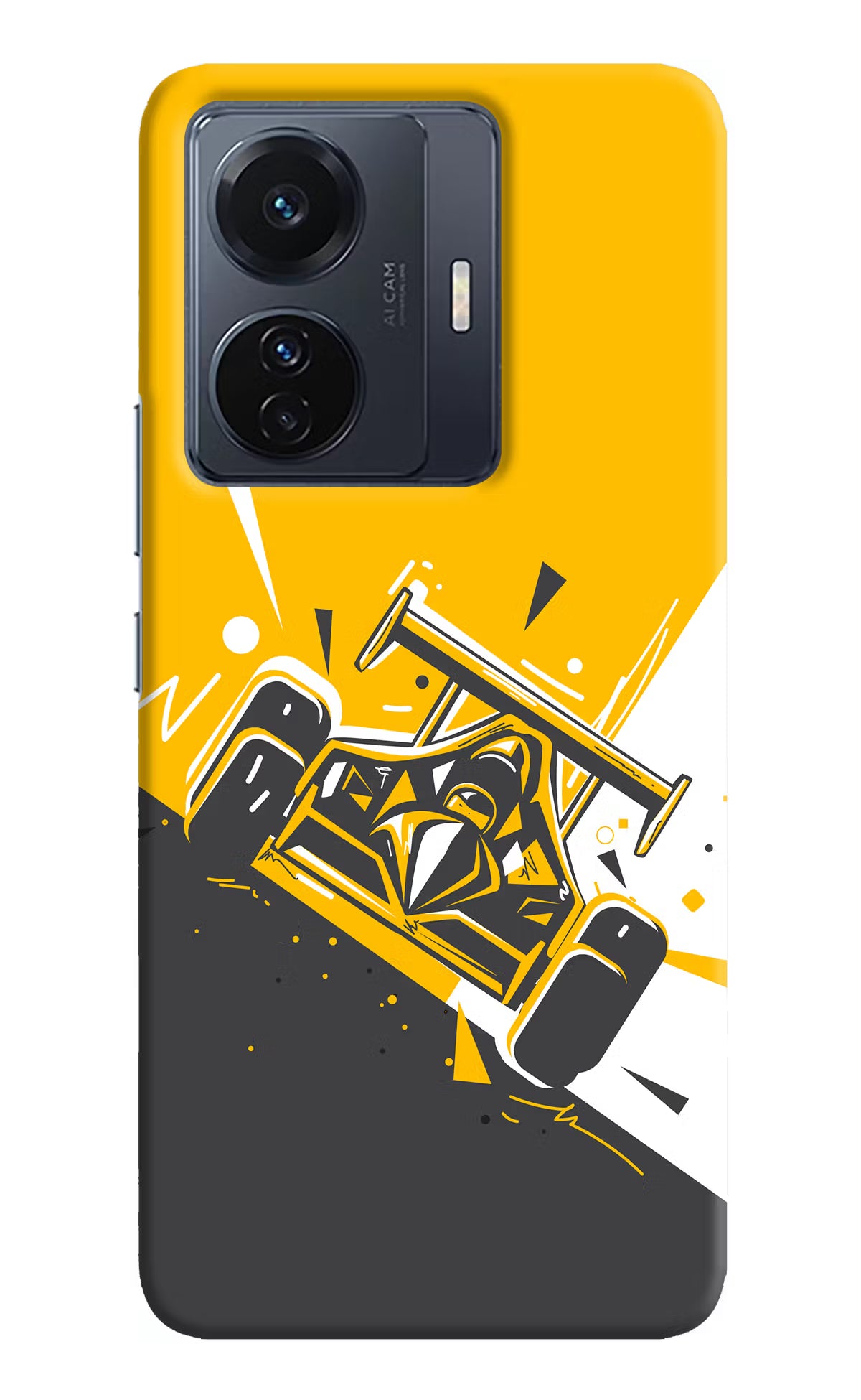 Track King Vivo T1 Pro 5G Hard Case Back Cover by Casekaro