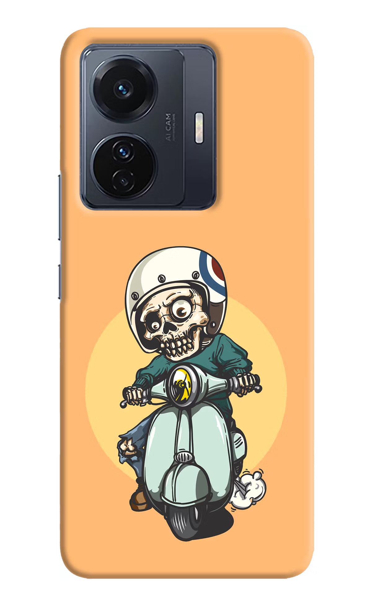 Undead Biker Vivo T1 Pro 5G Hard Case Back Cover by Casekaro