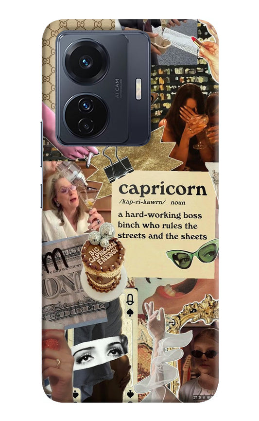 Capricorn Zodiac Vivo T1 Pro 5G Hard Case Back Cover by Casekaro