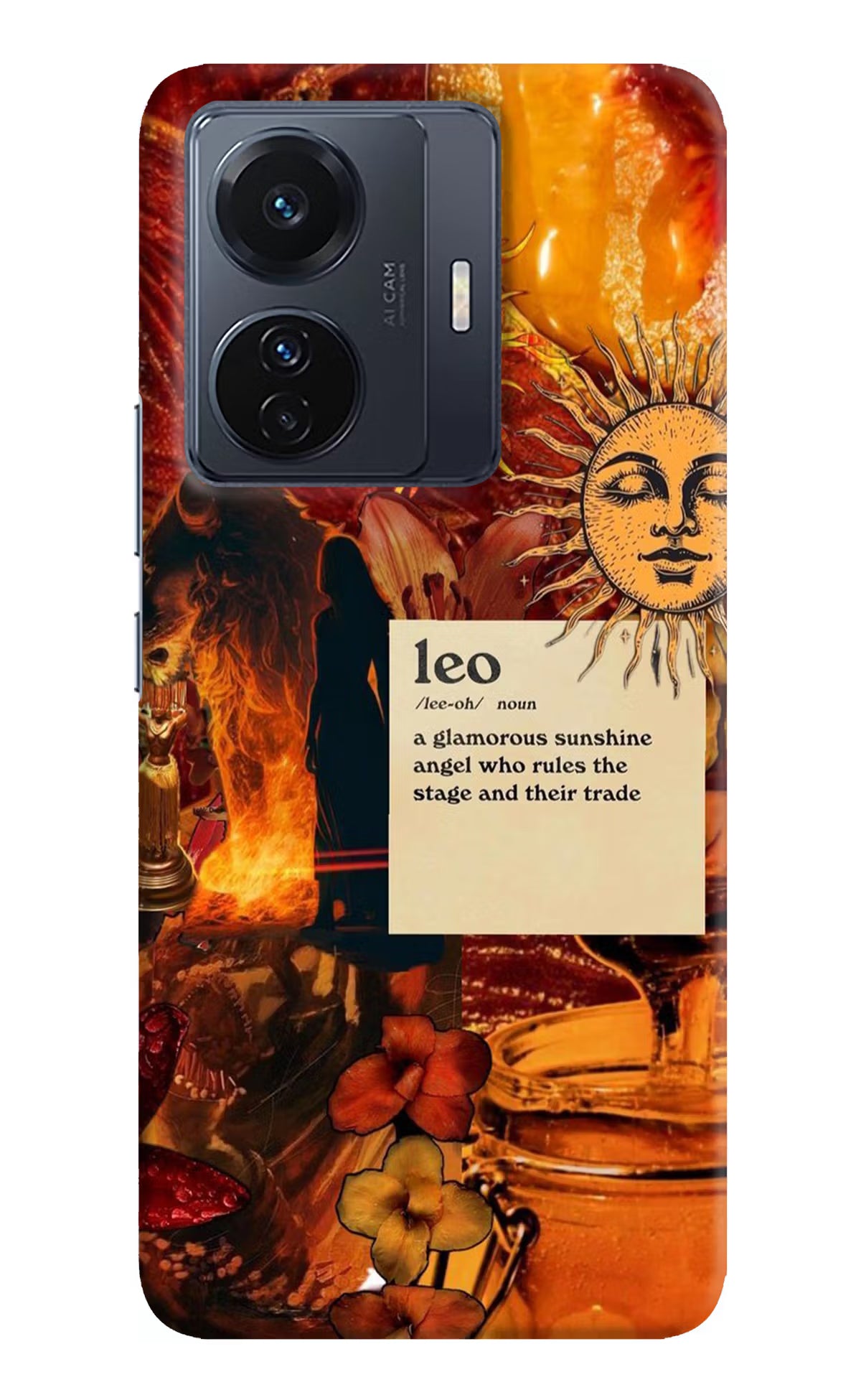 Leo Zodiac Vivo T1 Pro 5G Hard Case Back Cover by Casekaro