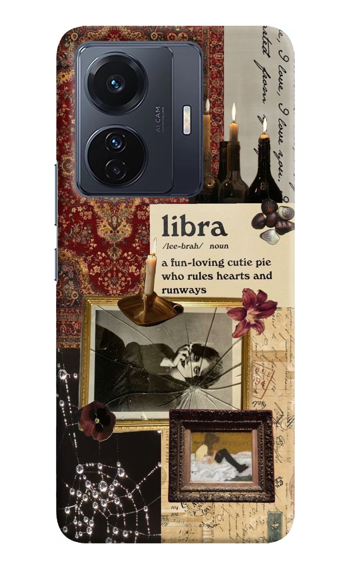 Libra Zodiac Vivo T1 Pro 5G Hard Case Back Cover by Casekaro