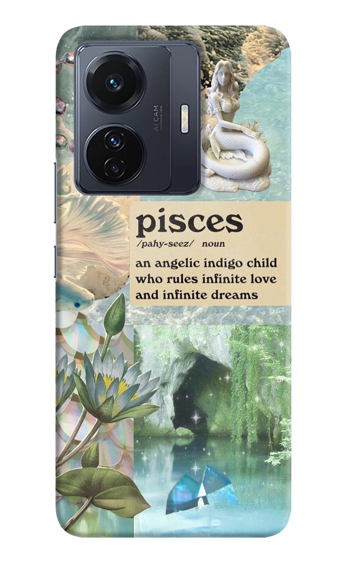 Pisces Zodiac Vivo T1 Pro 5G Hard Case Back Cover by Casekaro