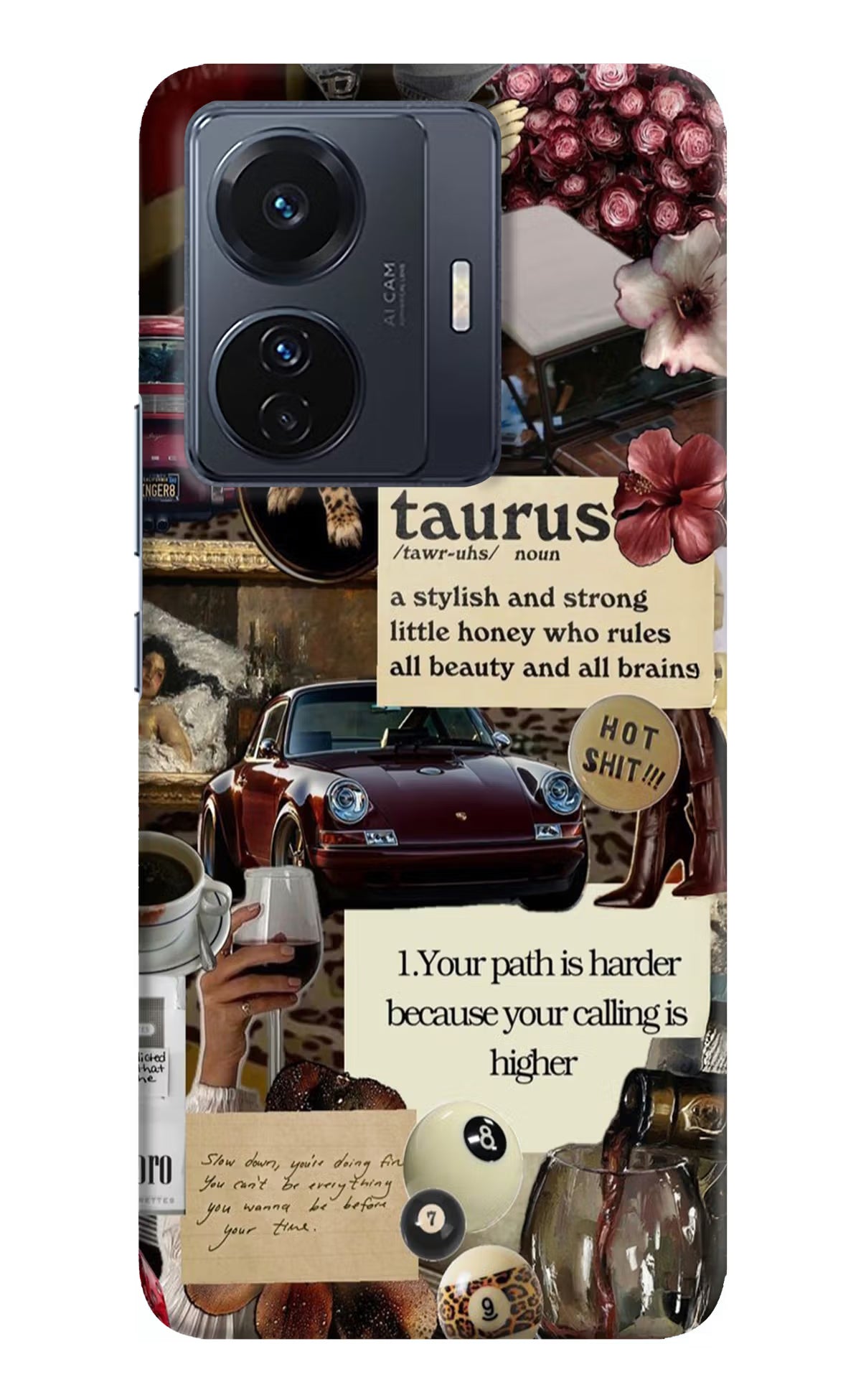 Taurus Zodiac Vivo T1 Pro 5G Hard Case Back Cover by Casekaro