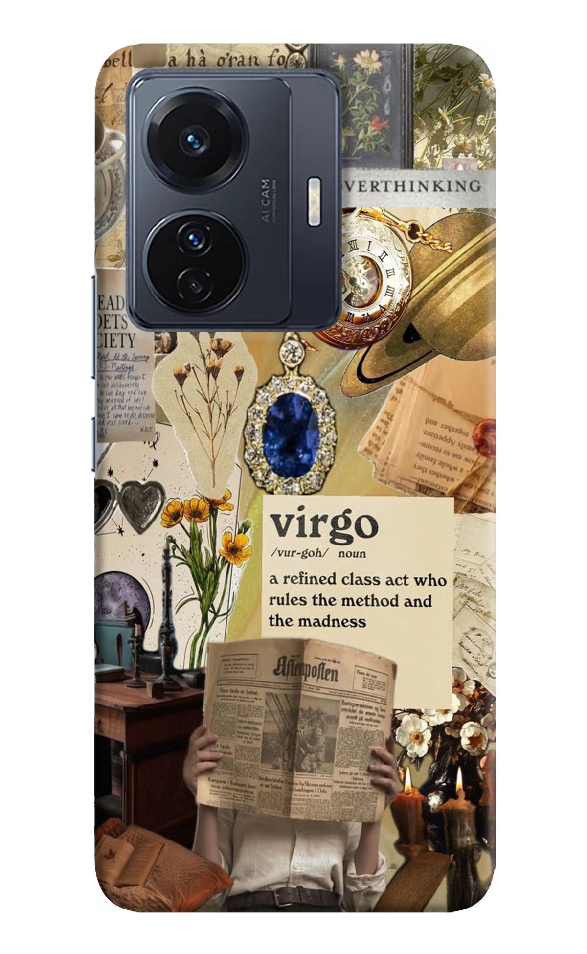 Virgo Zodiac Vivo T1 Pro 5G Hard Case Back Cover by Casekaro